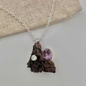 Collier Pouzzolane - Pièce unique